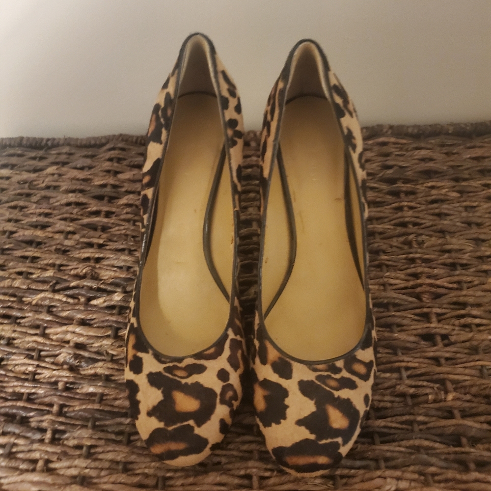 Nine West Leopard Print Heels